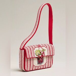 The Fiona Beaded Bag: Food & Drink Edition -Stripe Cocktail